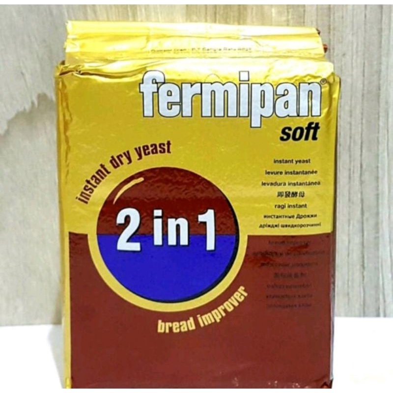 

Fermipan yeast 2 in 1 500 gram/ Ragi Fermipan 500 gr
