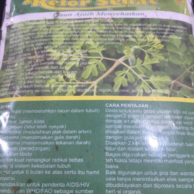

Daun kelor