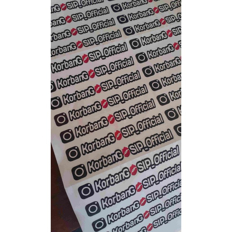 

STIKER LABEL STICKER TRANSPARAN A3+ PRINT + CUTTING STIKER VINNYL VINYL TRANSPARAN