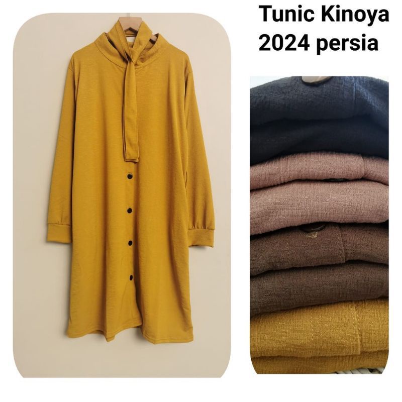 2024 TUNIK KINOYA by CLARKE - TUNIK CRINKLE / ATASAN CLARKE / BLOUSE BUSUI / LONG TUNIK