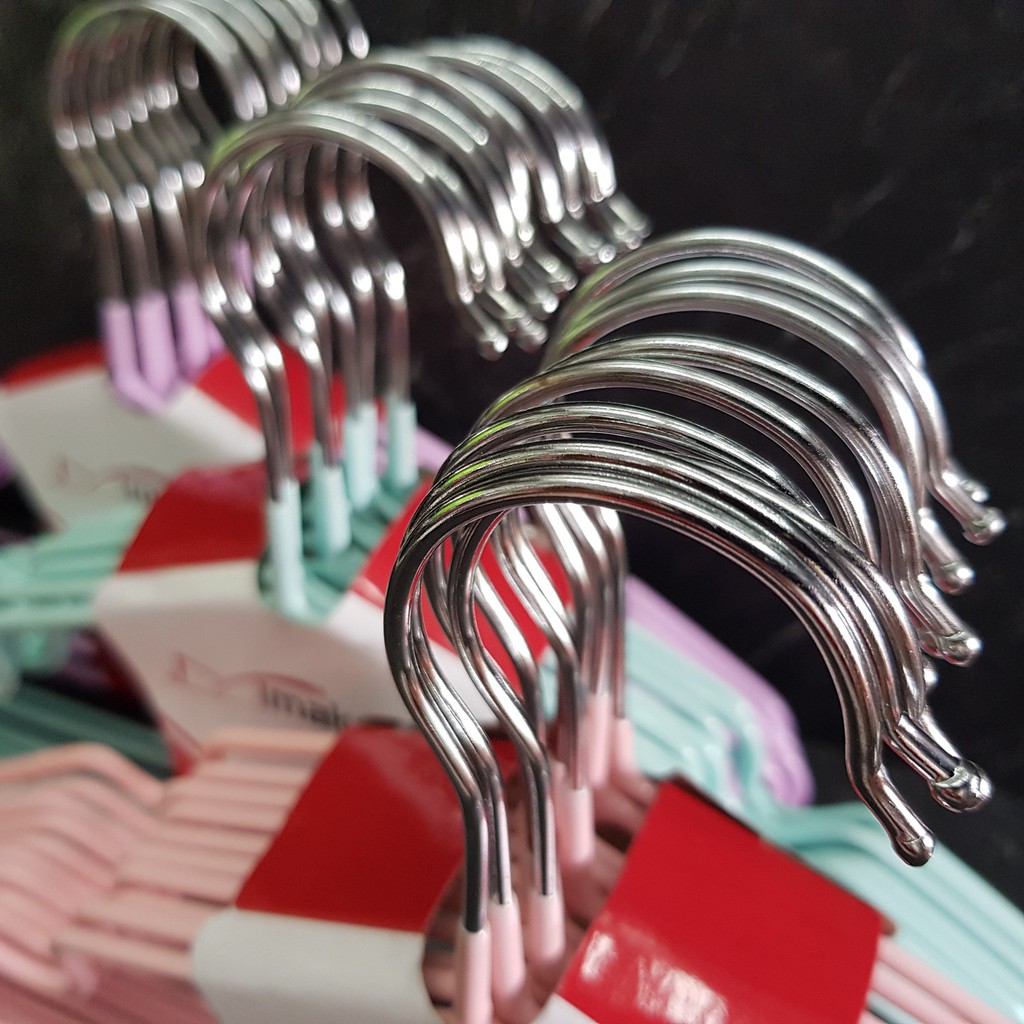 ESGE - MAKAPAL HG-MKP03S Hanger Anak dan Dewasa Stainless Steel Balut Karet Isi 10