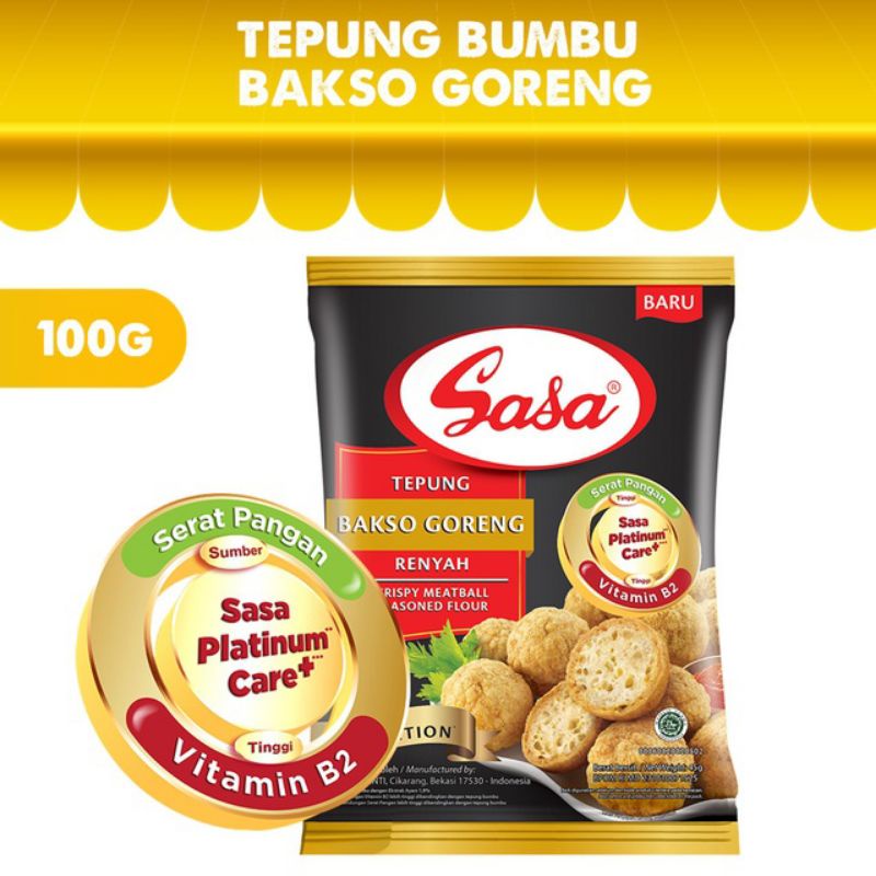 

Sasa Tepung Bumbu Bakso Goreng 100 gram