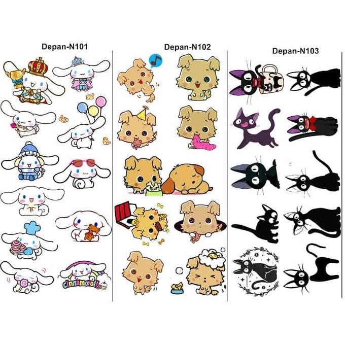 

31.87-Kue- Topping Makanan/Sticker Makanan/Sticker Nasi/Edible Stamp N101-N109 -Terlengkap-Termurah-