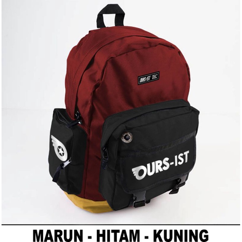 Tas Sekolah  Ransel Backpack Cowok Cewek SMP SMA SD SMU Murah Codora Murmer Abu Kanvas BDS