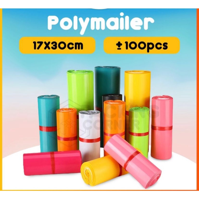 

PLASTIK POLYMAILER PEKING KANTONG PACKING ONLINE AMPLOP POLIMER GLOSSY TEBAL LEM KUAT 17 X 30CM