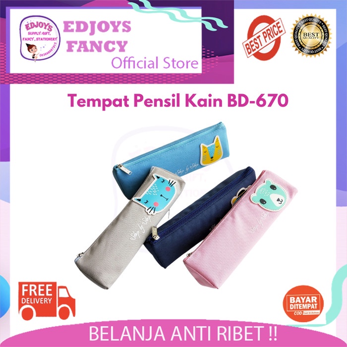 

Eklusif Edjoys Tempat Pensil Kain Animal Bts Bt21Segi Tiga Step By Step 670 Bergaransi