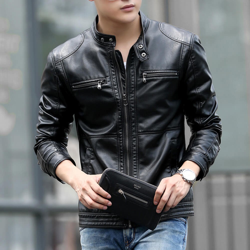 Jaket Kulit Garut Asli Pria slimfit Original | Jacket Brazza Haut | Bonus Free Topi VR46