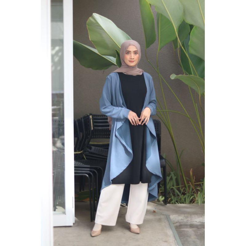 Sabyan Layered Tunic - Tunik Panjang Syari Tebal