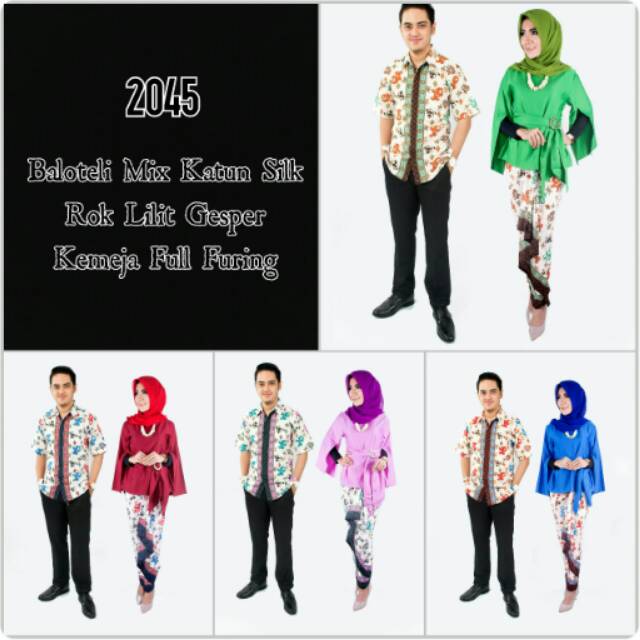 Batik Couple Set Rok & Blouse