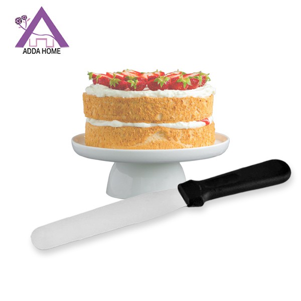 Pisau Kue Krem Roti Spatula Oles Butter Cream Stainlesse Steel Bentuk Lurus