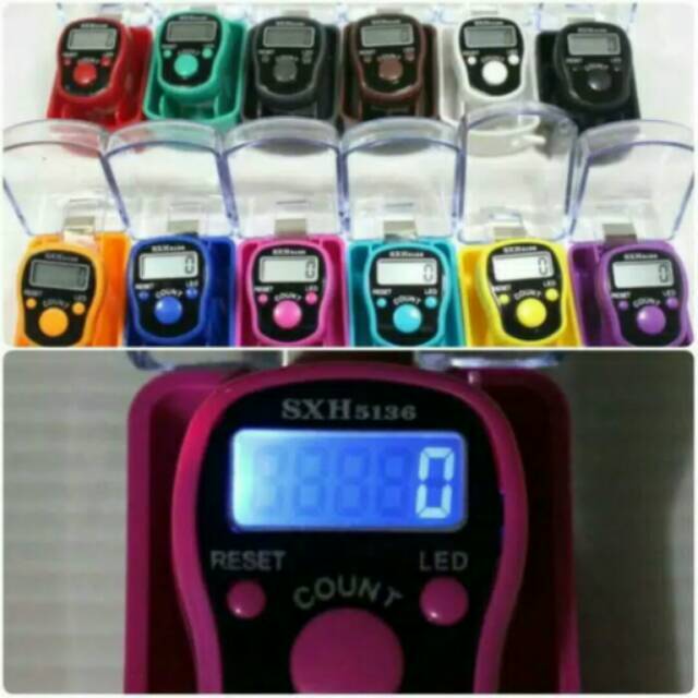 Tasbih Digital LED Besar Digital Counter
