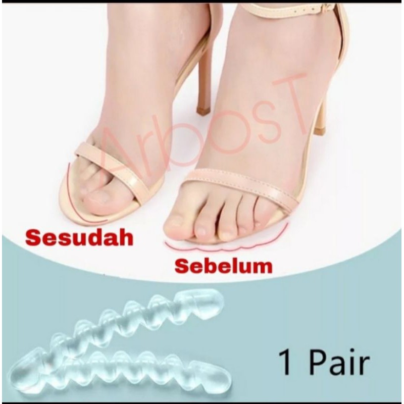 Protector Insole Pelindung High Heels Anti Slip Sticker Sol Sepatu Bantalan Kaki Depan Pereda Nyeri