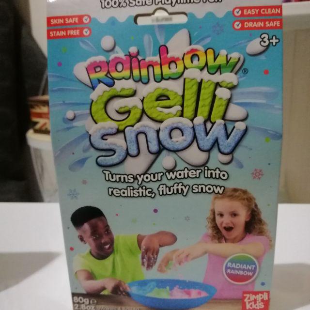 Slime baff Geli Snow ORI zimpli kids-Gelli Snow full 80g