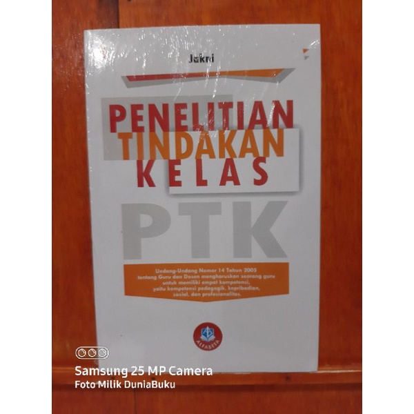Buku Origional Penelitian Tindakan Kelas PTK