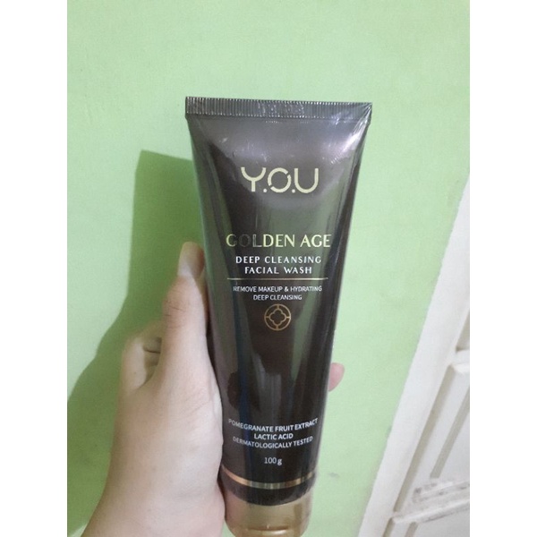 [BARU] YOU Golden Age Deep Cleansing Facial Wash 100gr // Sabun Cuci Muka Y.O.U