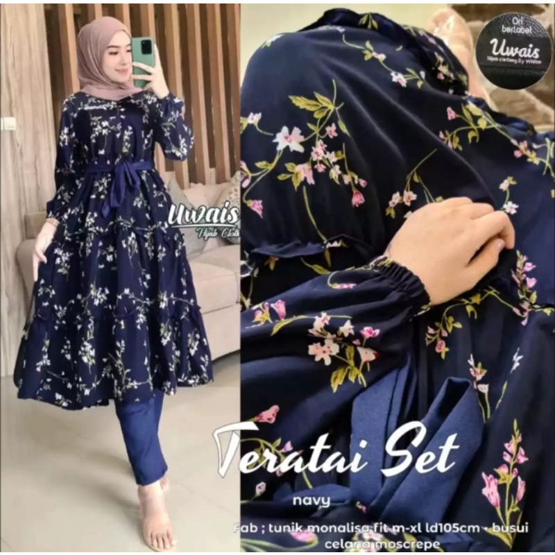 set tunik sabrina/one set monalisa