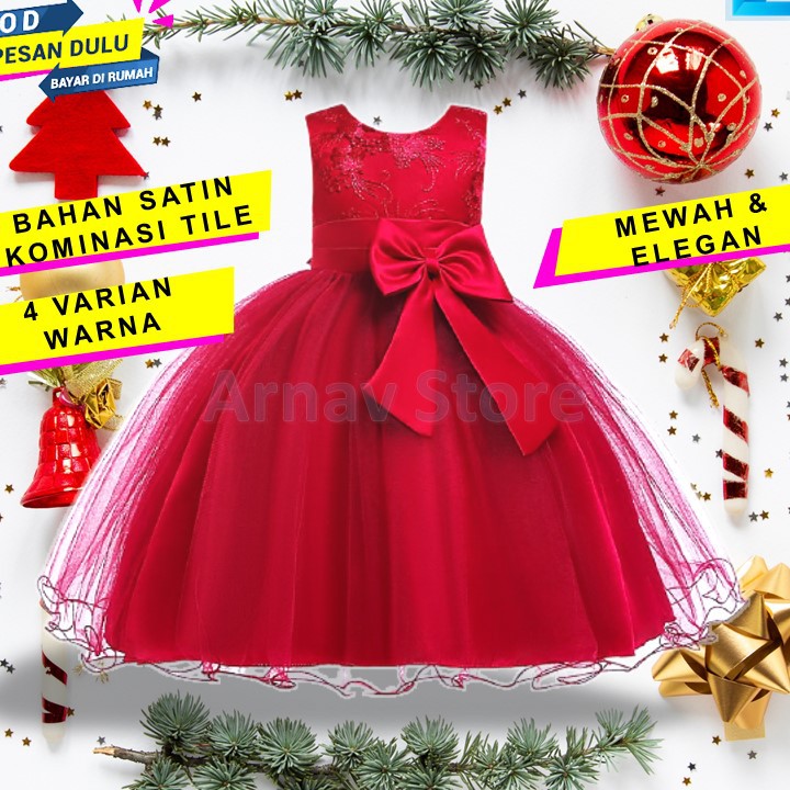Dress Anak Perempuan Gaun Pesta Natal