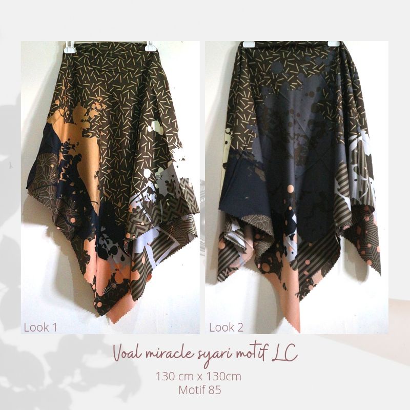 VOAL MIRACLE SYARI MOTIF UMAMA 130cm x 130cm PART 2-29