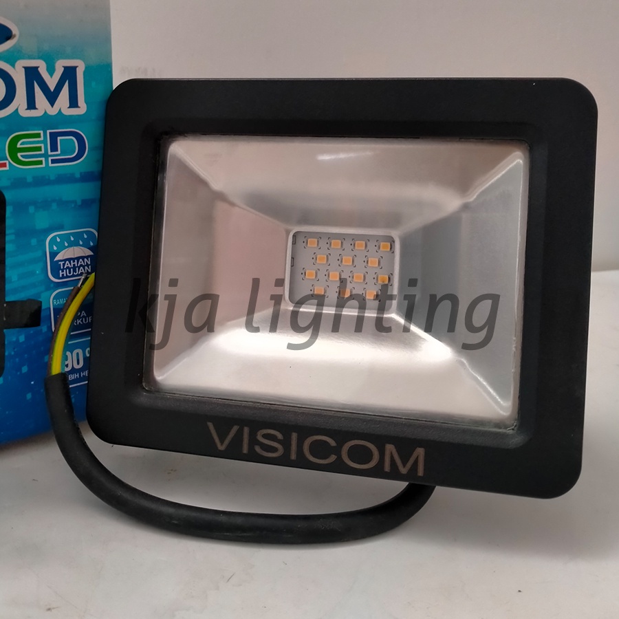 LAMPU SOROT LED 10W 10 WATT VISICOM KUNING