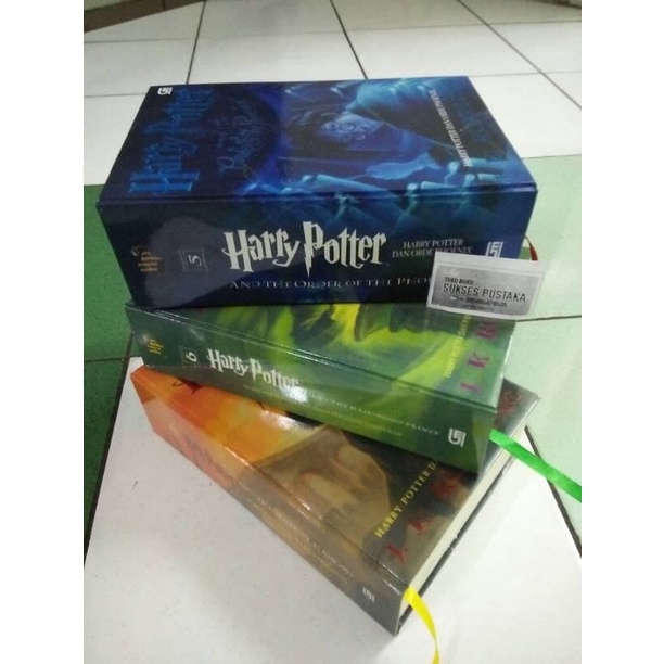 NOVEL HARRY POTTER B. INGGRIS DAN B. INDONESIA FULL SETT JILID 1 - 7 J.K. ROWLING [ORIGINAL]