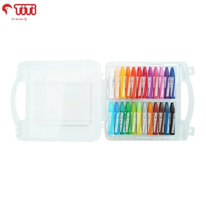 

Oil Pastel / Krayon Minyak Titi Ti-P-24S / 24 Warna / Colors Best Seller