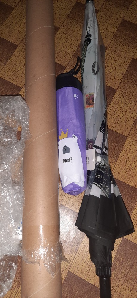 Payung Lipat 4 Fancy Karakter Motif Bear King Bw-109