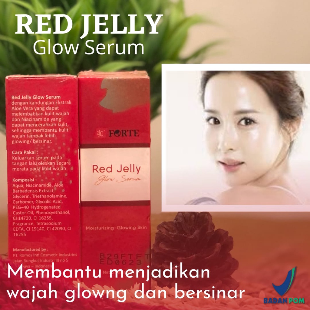 Juragansaffron99 Serum Pemutih Wajah Serum Glowing Serum Red Jelly Forte