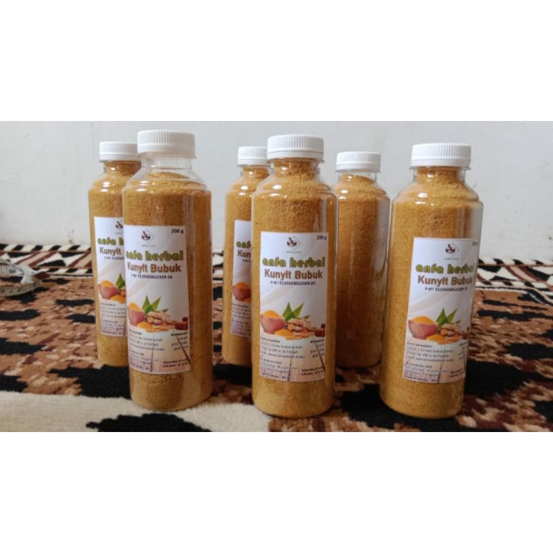 

KUNYIT INSTAN GULA AREN / Jamu Herbal bubuk (kemasan botol new)