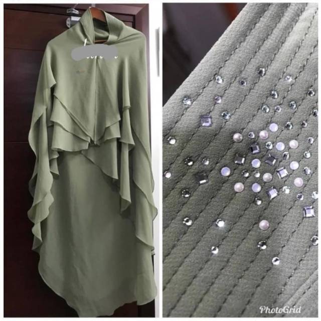 Sisesa Aneeqa khimar pet swarovski