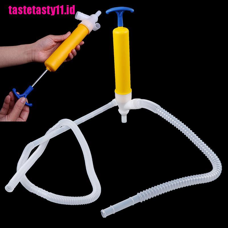 【TTID】Fuel Oil Diesel Hand Siphon Pump Manual Hand Transfer Petrol Liquid Fluid