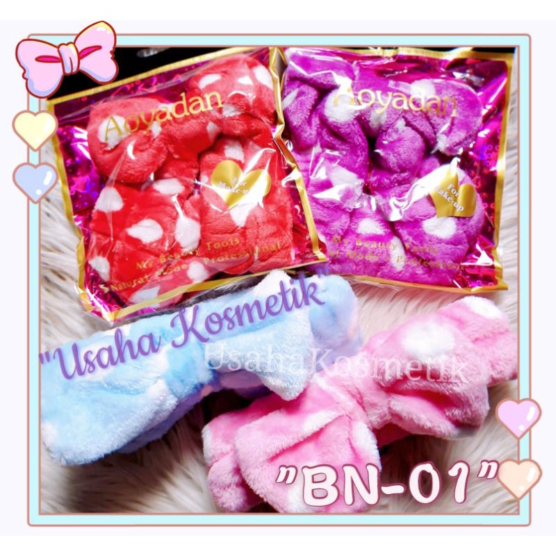 PROMO ECER!! BANDANA /BANDO RAMBUT MOTIF PITA POLKADOT ELASTIS TERMURAH NO. BN-01