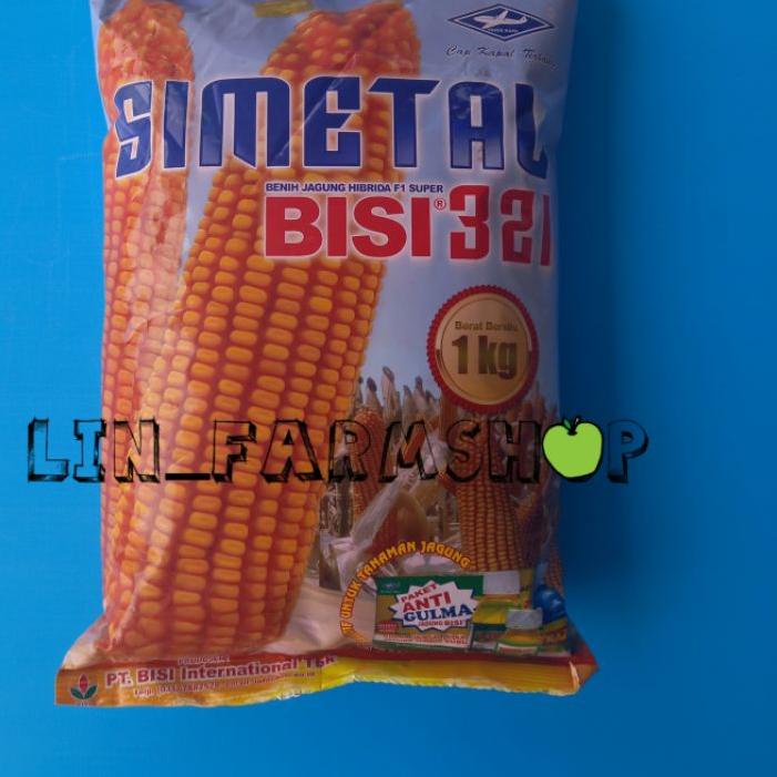 BENIH JAGUNG SIMETAL BISI 321 1 KG / SIMETAL 321 ORIGINAL / JAGUNG SIMETAL 321 ..