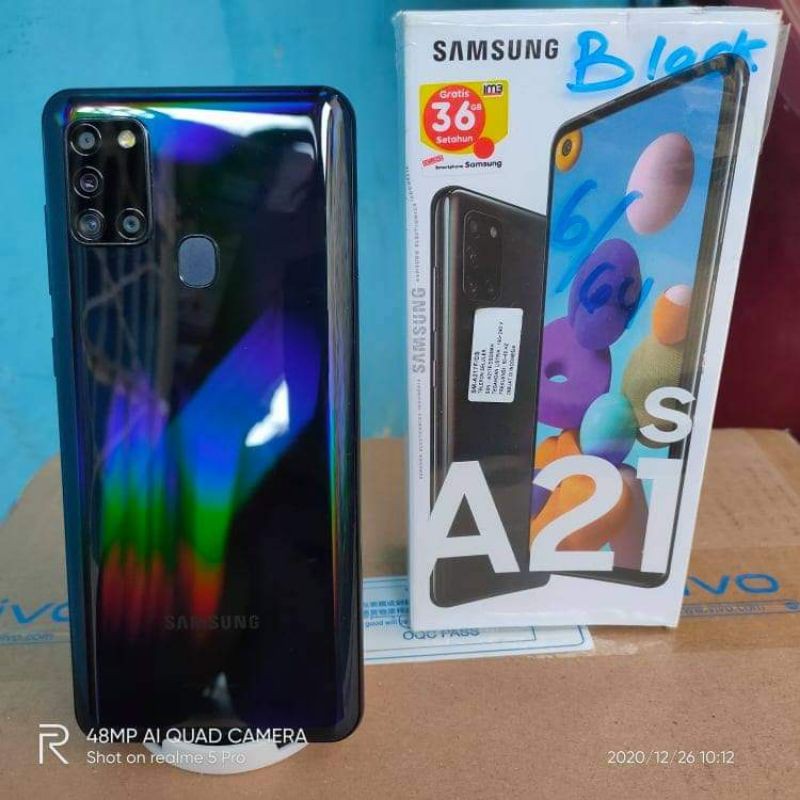 SAMSUNG A21S 6/64 LIKE NEW SECOND MULUS LENGKAP ORIGINAL