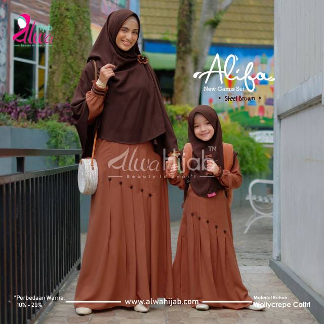 Couple Alifa dress @AlwaHijab