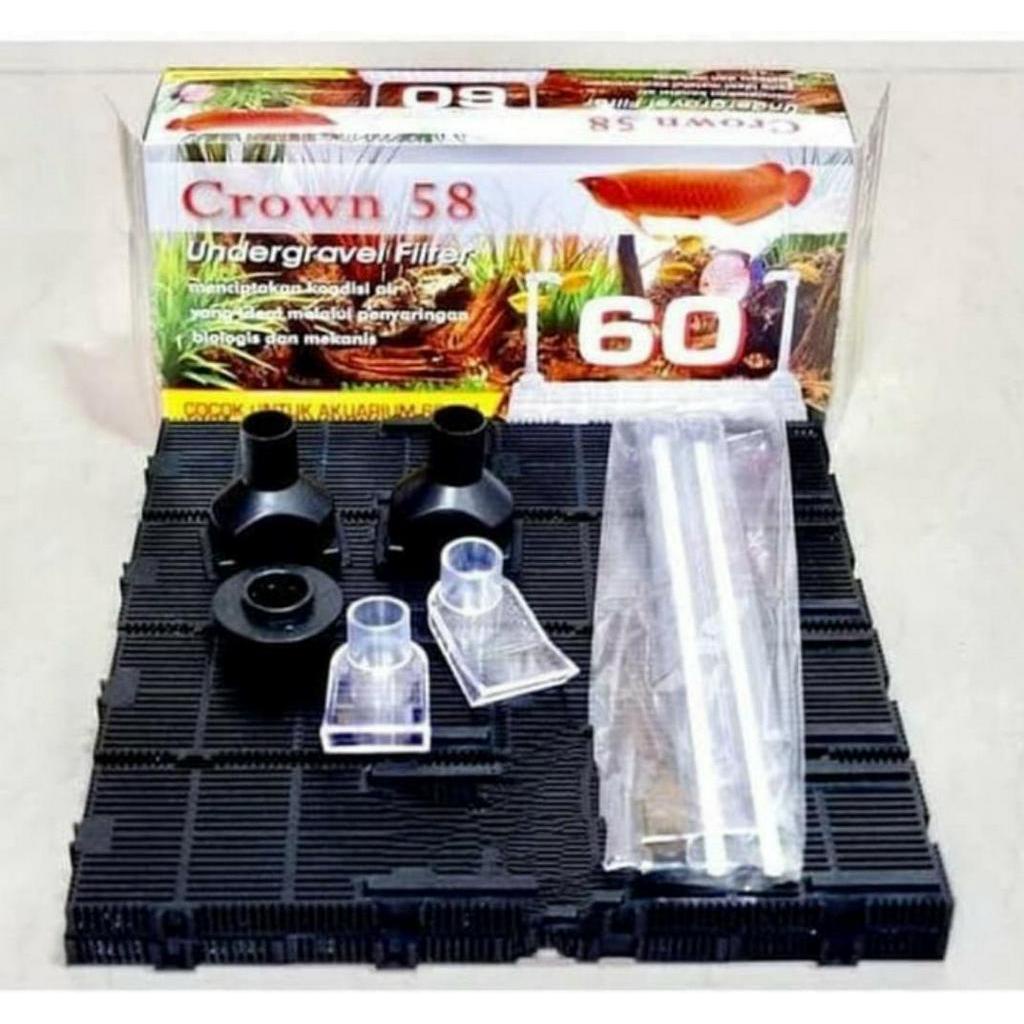 PROMO Undergravel Filter Aquarium 60 Cm / tatakan bawah aquarium / dekorasi aquarium aquascape / UGV