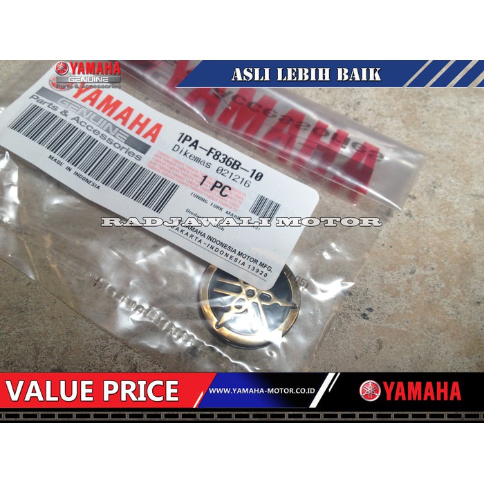 BEST SELLER  EMBLEM LOGO YAMAHA GOLD COVER LAMPU STOP WINDSHIELD VIXION ASLI YAMAHA