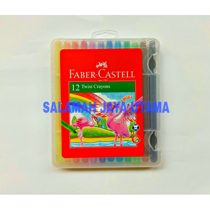 

Crayon Titi Oil Pastel - Crayon Faber Castell - Maped Wax Crayon Twist Crayon 12 Warna / Crayon