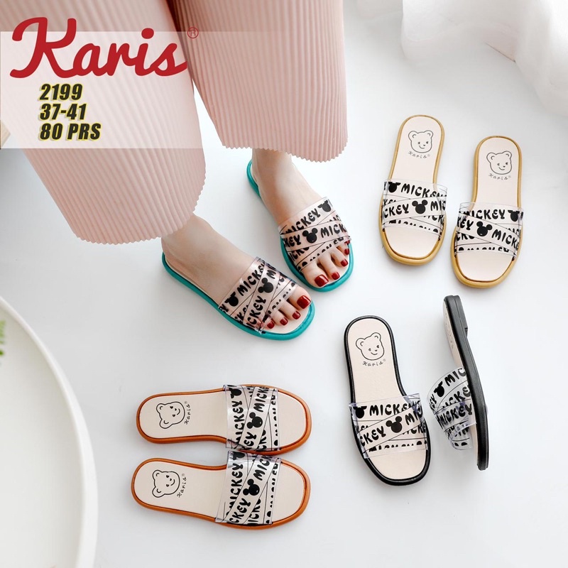 CML Sandal Wanita Slop Merek GLASTON KARIS ,2199-Size 37-41