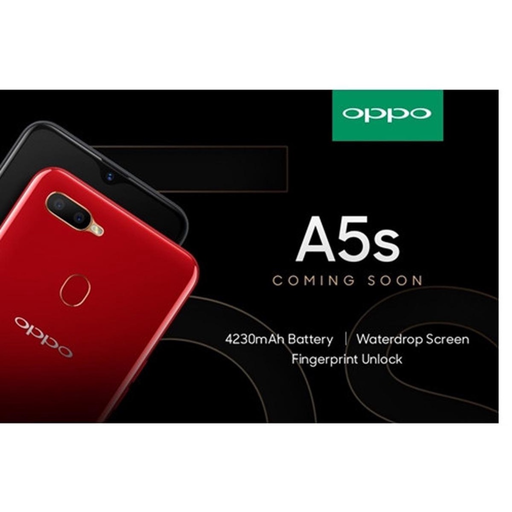 HP OPPO A5S RAM 6/128GB Smartphone Android Garansi Seller