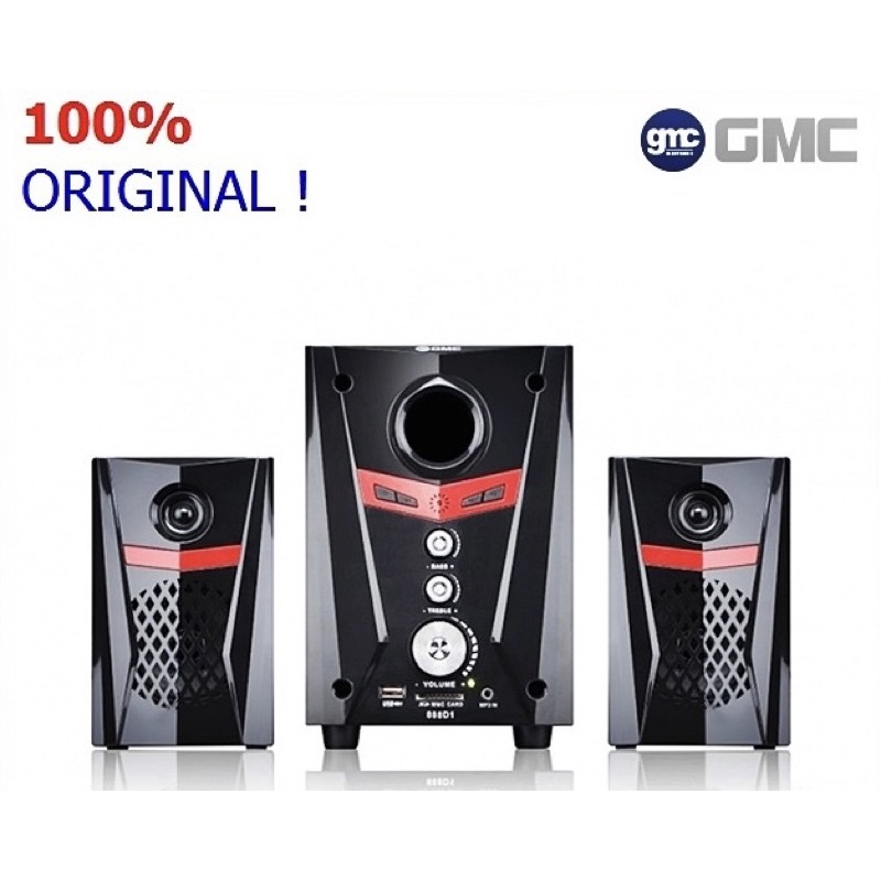SPEAKER AKTIF BLUETOOTH GMC 888 D1 888D1 MULTIMEDIA SALON AKTIF