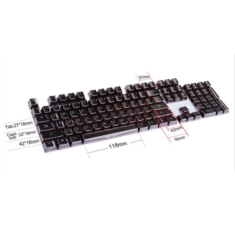 Vivi Keyboard Mekanik 104 Tombol Pbt Lapis Metal Untuk Cherry Mx