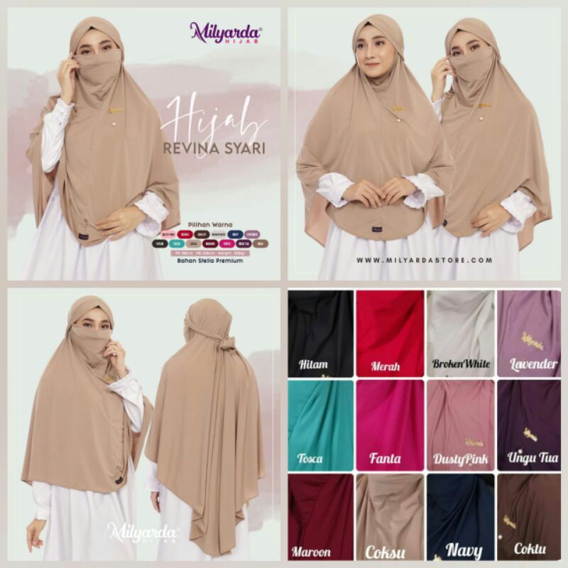 Hijab Instant Revina Syari _ Hijab Masker