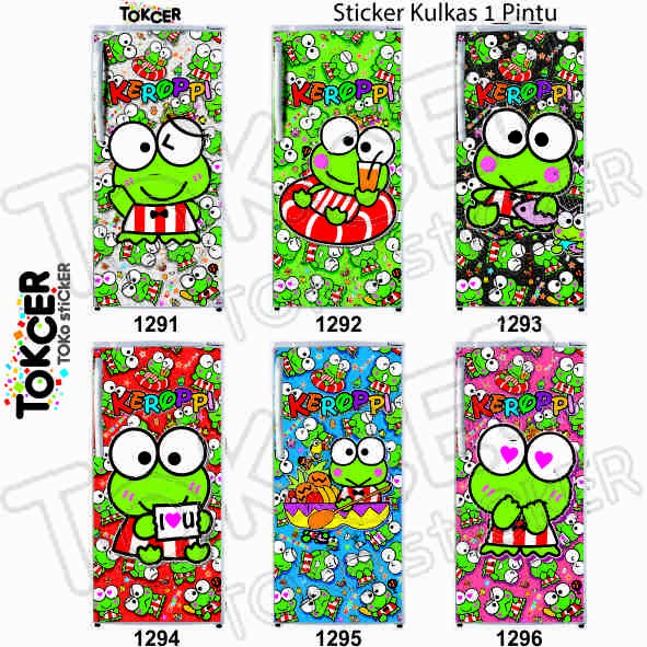 Sticker Kulkas 1 Pintu dan 2 Pintu KEROPPI