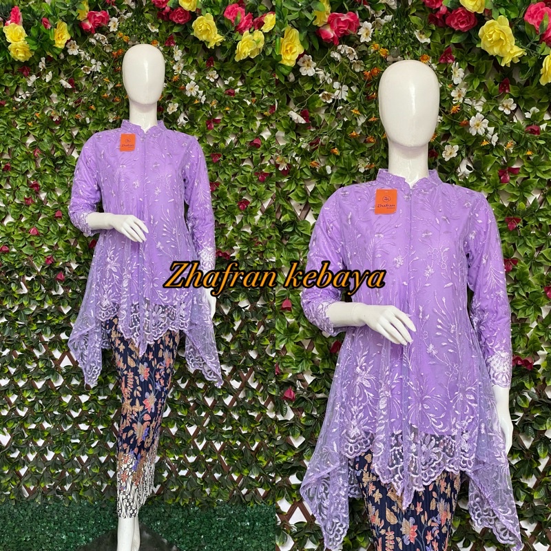 Kebaya Modern Tunik Kebaya Busui Bahan Tulle Favorite/Sanghai-5