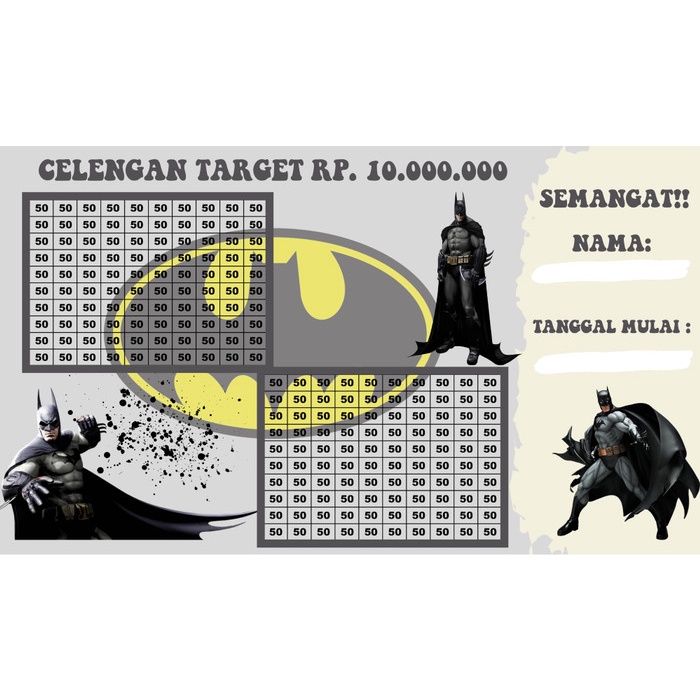 CELENGAN- CELENGAN TARGET VIRAL TIKTOK UKURAN LARGE PERMANENT FREE SPIDOL - TARGET 10 JUTA, PECAHAN