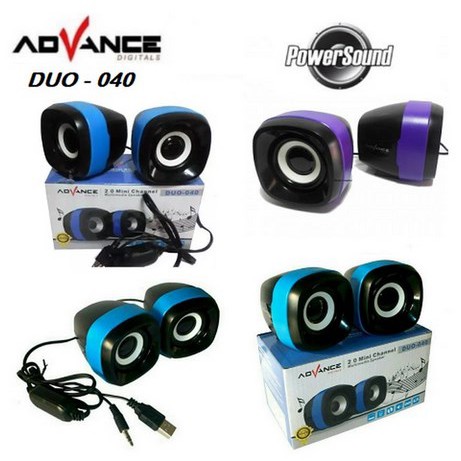 SPEAKER KOMPUTER PC / LAPTOP / NOTEBOOK / SPEAKER USB MINI MURAH ADVANCE DUO EYOTA S1 CLS 102 101