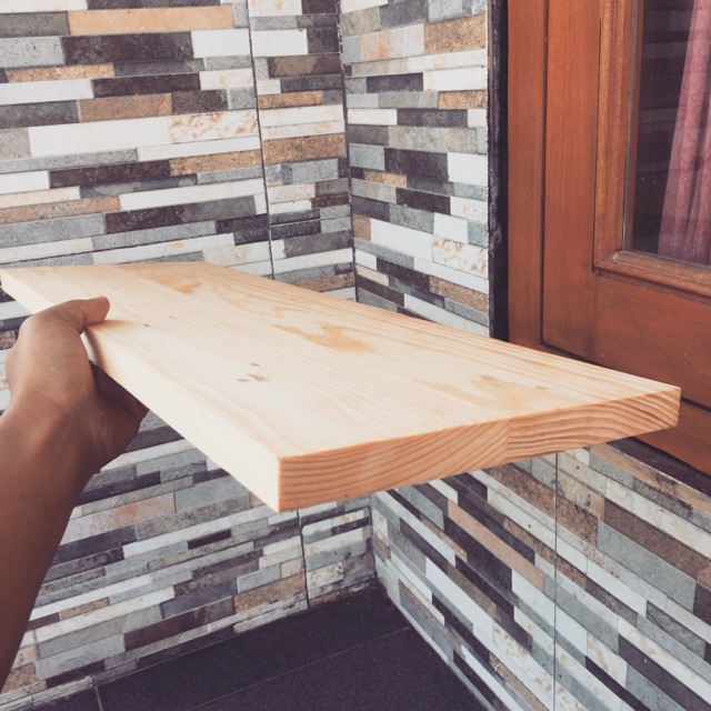 Papan ambalan tebal 3cm ukuran 40x20 kayu jati belanda