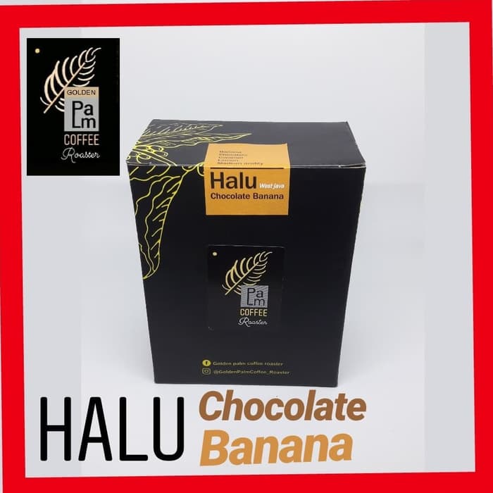 

Halu chocolate banana - 200 gram | biji kopi