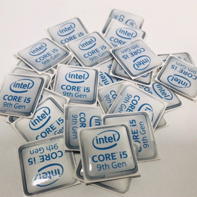 Stiker iNTEL CORE i5 9th Gen Untuk Laptop dan PC
