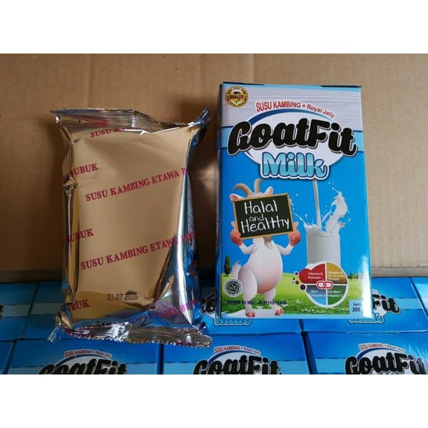 

GOATFIT MILK susu kambing ettawa plus royal jelly GOATFIT MILK